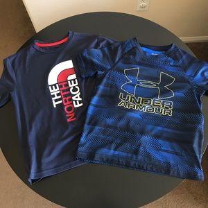 The North Face & Under Armour Boys Tee Bundle